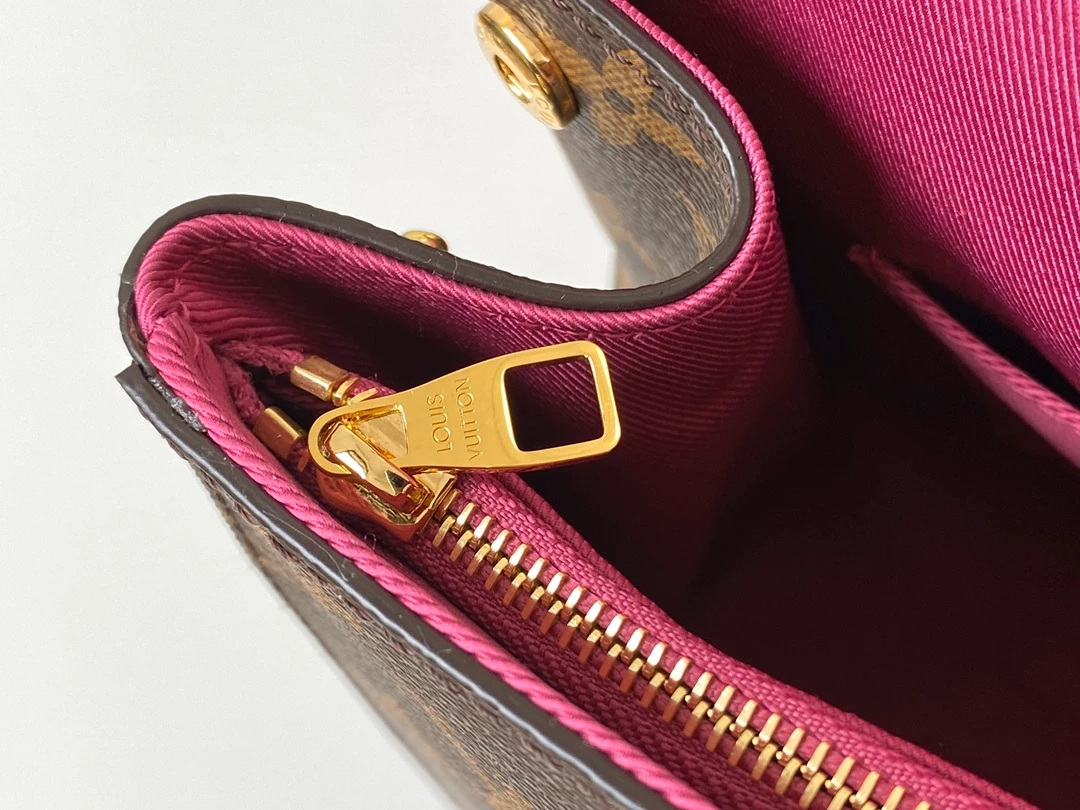 LOUIS VUITTON CLUNY BB HANDBAG MONOGRAM COATED CANVAS M42738_8 LOUIS VUITTON CLUNY BB HANDBAG MONOGRAM COATED CANVAS M42738 8