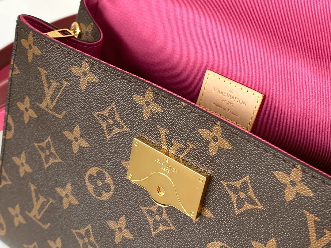 LOUIS VUITTON CLUNY BB HANDBAG MONOGRAM COATED CANVAS M42738_9 LOUIS VUITTON CLUNY BB HANDBAG MONOGRAM COATED CANVAS M42738 9