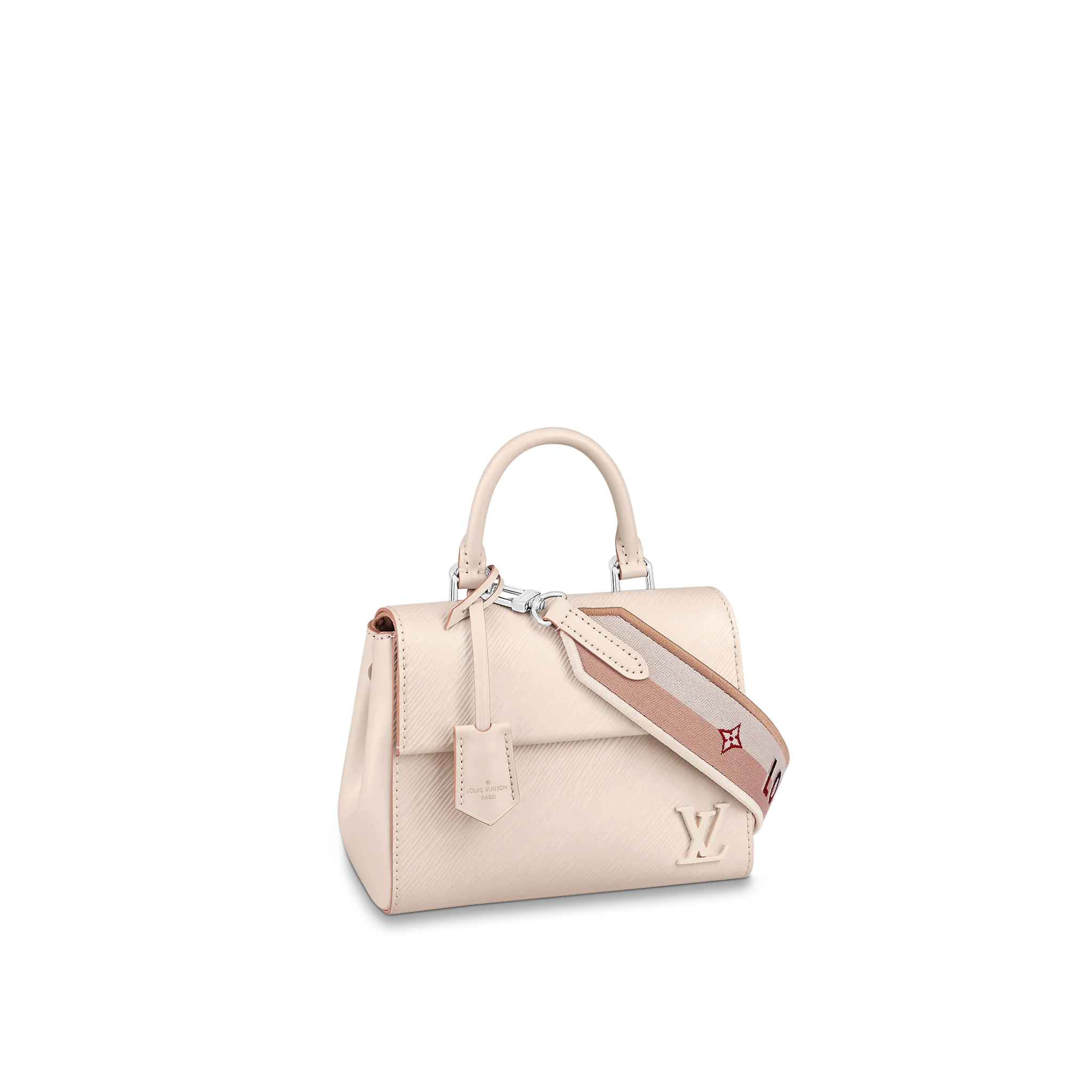 LOUIS VUITTON CLUNY MINI HANDBAG EPI GRAINED-COWHIDE LEATHER WHITE M58928 LOUIS VUITTON CLUNY MINI HANDBAG EPI GRAINED COWHIDE LEATHER WHITE M58928