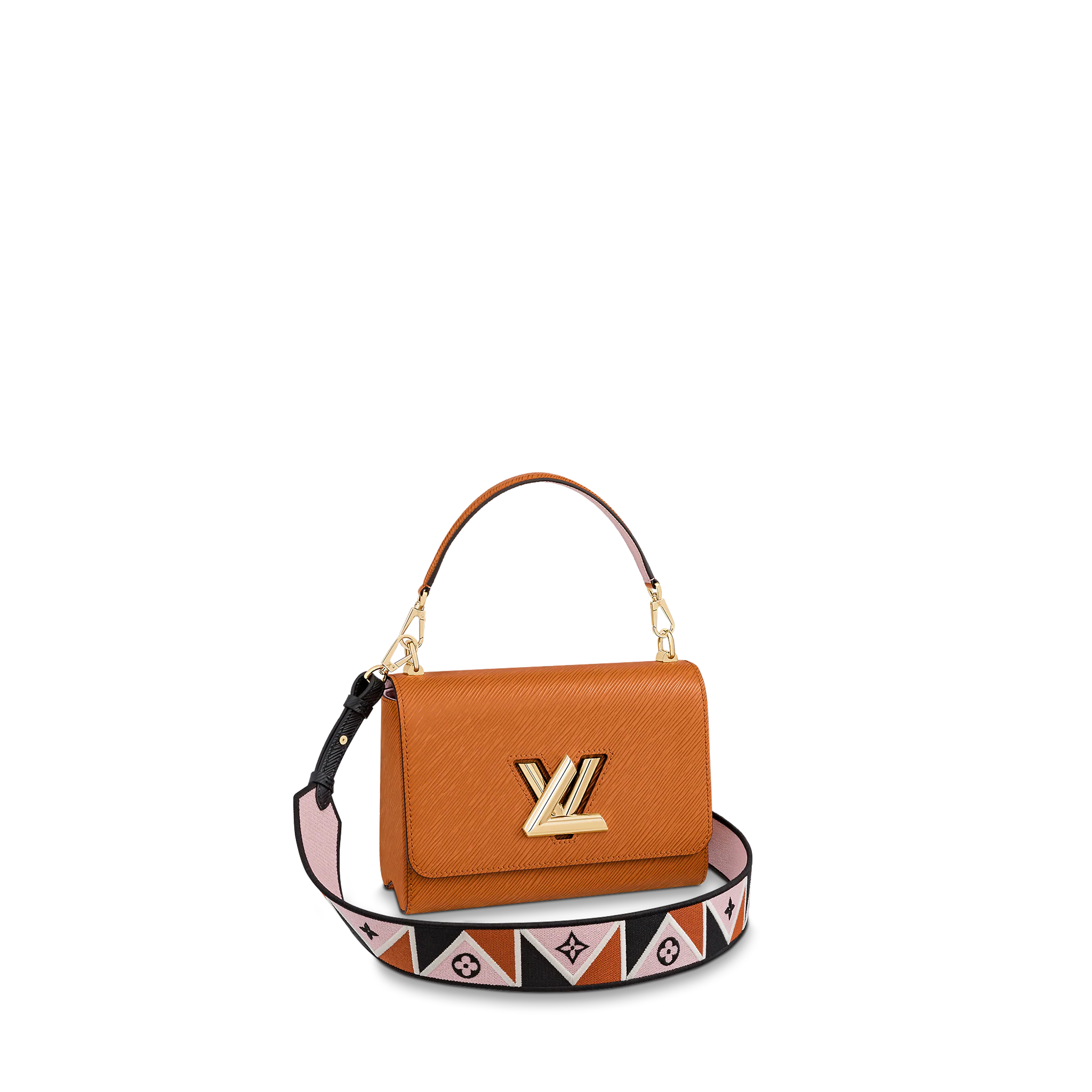 LOUIS VUITTON TWIST MM HANDBAG EPI GRAINED LEATHER GOLD CIPANGO M59026 LOUIS VUITTON TWIST MM HANDBAG EPI GRAINED LEATHER GOLD CIPANGO M59026