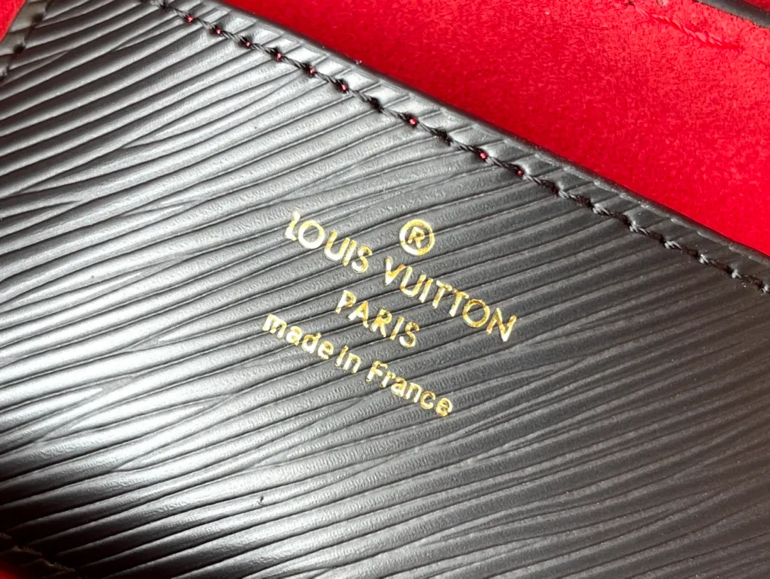 LOUIS VUITTON TWIST MM HANDBAG EPI GRAINED LEATHER NOIR BLACK M59027_9 LOUIS VUITTON TWIST MM HANDBAG EPI GRAINED LEATHER NOIR BLACK M59027 9