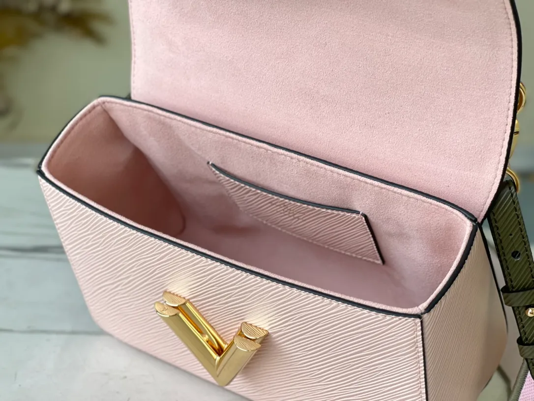 LOUIS VUITTON TWIST MM HANDBAG EPI GRAINED LEATHER ROSE JASMIN M59028_5 LOUIS VUITTON TWIST MM HANDBAG EPI GRAINED LEATHER ROSE JASMIN M59028 5