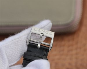 A. LANGE SOHNE SAXONIA THIN WHITE GOLD BLACK AVENTURINE 211.087 010