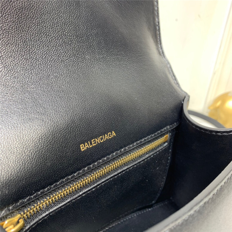 BALENCIAGA-HOURGLASS-MEDIUM-BAG-IN-BLACK-SHINY-CALFSKIN-5928231QJ4M1000-08 BALENCIAGA HOURGLASS MEDIUM BAG IN BLACK SHINY CALFSKIN 5928231QJ4M1000 08