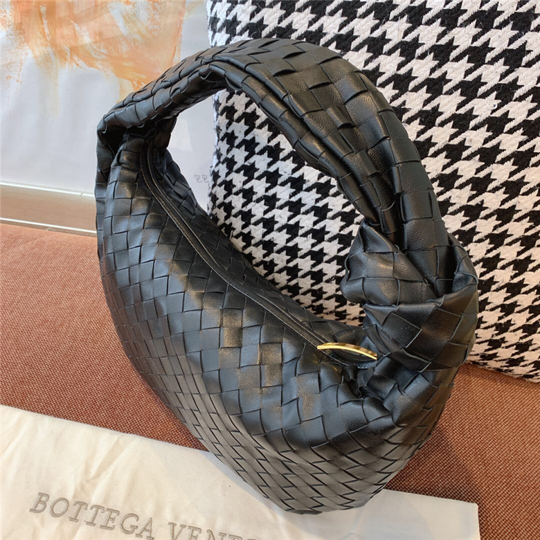 BOTTEGA-VENETA-JODIE-SMALL-SHOULDER-BAG-BLACK-600261VCPP01229-04 BOTTEGA VENETA JODIE SMALL SHOULDER BAG BLACK 600261VCPP01229 04