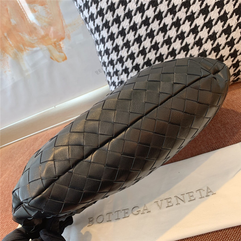 BOTTEGA-VENETA-JODIE-SMALL-SHOULDER-BAG-BLACK-600261VCPP01229-08 BOTTEGA VENETA JODIE SMALL SHOULDER BAG BLACK 600261VCPP01229 08