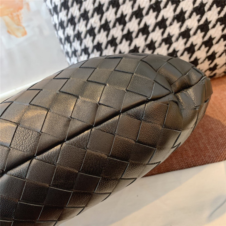 BOTTEGA-VENETA-JODIE-SMALL-SHOULDER-BAG-BLACK-600261VCPP01229-09 BOTTEGA VENETA JODIE SMALL SHOULDER BAG BLACK 600261VCPP01229 09