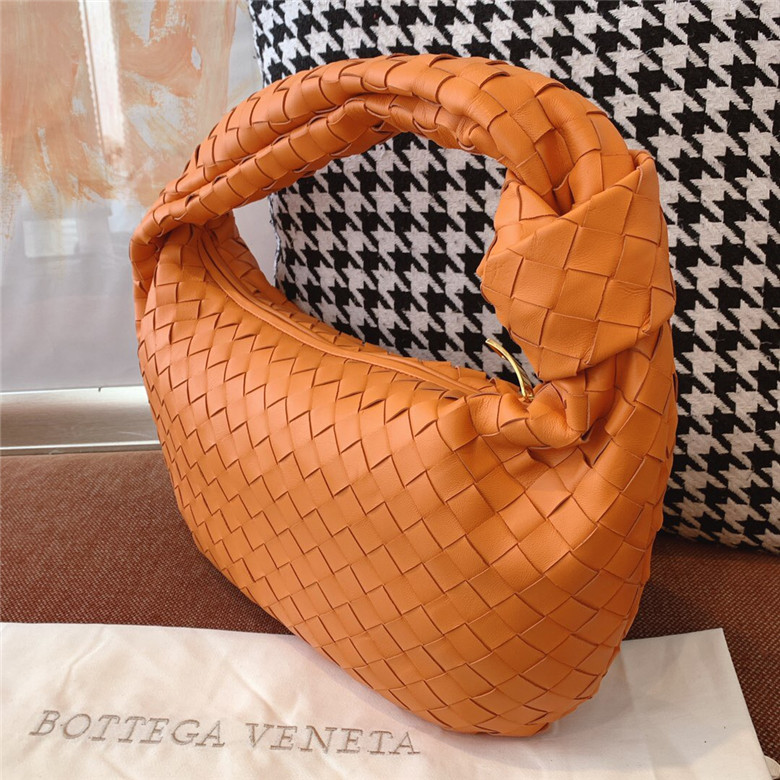 BOTTEGA-VENETA-JODIE-SMALL-SHOULDER-BAG-ORANGE-600261VCPP07482-05 BOTTEGA VENETA JODIE SMALL SHOULDER BAG ORANGE 600261VCPP07482 05