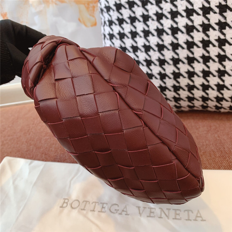 BOTTEGA-VENETA-MINI-JODIE-TOP-HANDLE-BAG-BORDEAUX-RED-609409VCPP56206-06 BOTTEGA VENETA MINI JODIE TOP HANDLE BAG BORDEAUX RED 609409VCPP56206 06