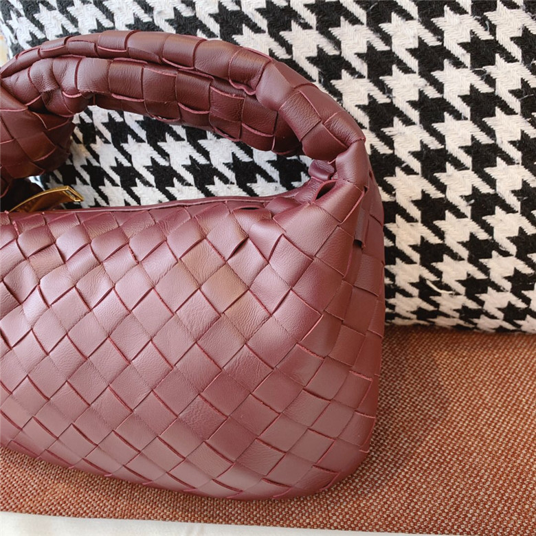 BOTTEGA-VENETA-MINI-JODIE-TOP-HANDLE-BAG-BORDEAUX-RED-609409VCPP56206-08 BOTTEGA VENETA MINI JODIE TOP HANDLE BAG BORDEAUX RED 609409VCPP56206 08