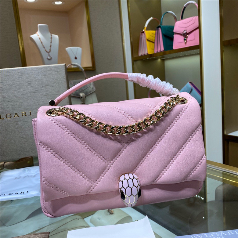 BVLGARI-SERPENTI-CABOCHON-SHOULDER-BAG-PINK-288720-02 BVLGARI SERPENTI CABOCHON SHOULDER BAG PINK 288720 02