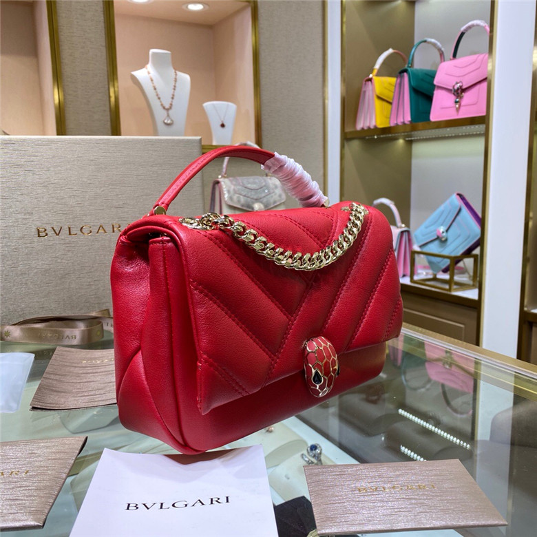 BVLGARI-SERPENTI-CABOCHON-SHOULDER-BAG-RED-288718-03 BVLGARI SERPENTI CABOCHON SHOULDER BAG RED 288718 03