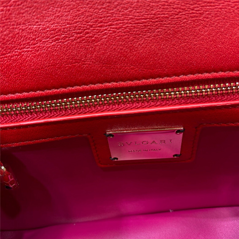 BVLGARI-SERPENTI-CABOCHON-SHOULDER-BAG-RED-288718-08 BVLGARI SERPENTI CABOCHON SHOULDER BAG RED 288718 08