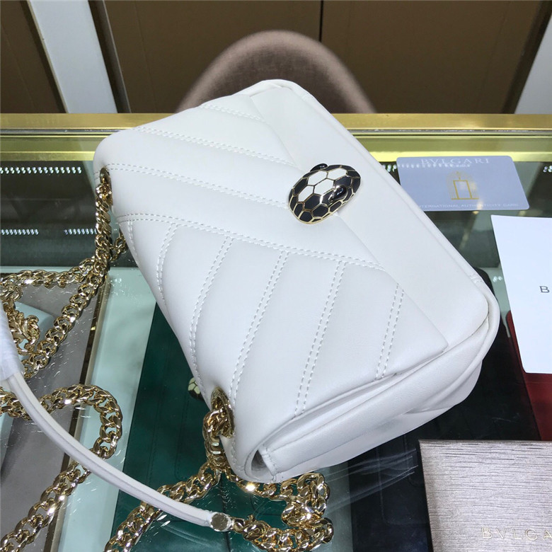 BVLGARI-SERPENTI-CABOCHON-SHOULDER-BAG-WHITE-287993-05 BVLGARI SERPENTI CABOCHON SHOULDER BAG WHITE 287993 05