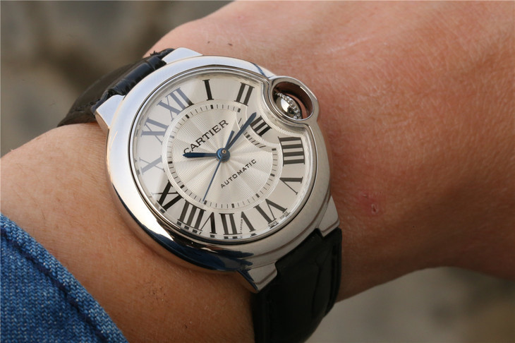 CARTIER-BALLON-BLEU-DE-CARTIER-WATCH-33MM-AUTOMATIC-MOVEMENT-STEEL-LEATHER-W6920085-012 CARTIER BALLON BLEU DE CARTIER WATCH 33MM AUTOMATIC MOVEMENT STEEL LEATHER W6920085 012