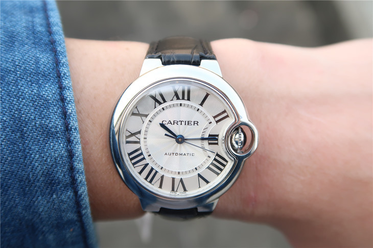 CARTIER-BALLON-BLEU-DE-CARTIER-WATCH-33MM-AUTOMATIC-MOVEMENT-STEEL-LEATHER-W6920085-013 CARTIER BALLON BLEU DE CARTIER WATCH 33MM AUTOMATIC MOVEMENT STEEL LEATHER W6920085 013