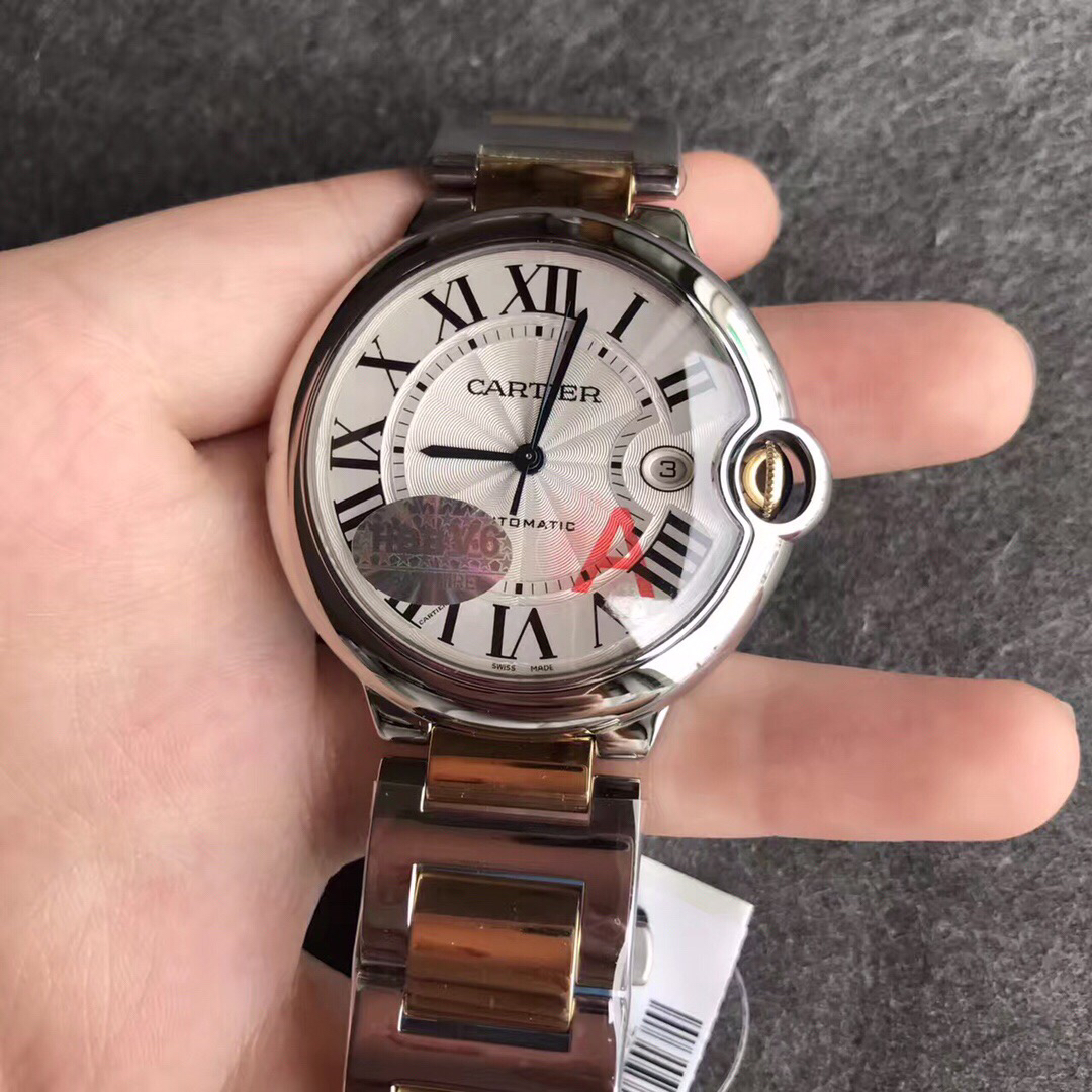 CARTIER-BALLON-BLEU-SILVER-DIAL-MEN'S-WATCH-W69009Z3-01 CARTIER BALLON BLEU SILVER DIAL MENS WATCH W69009Z3 01