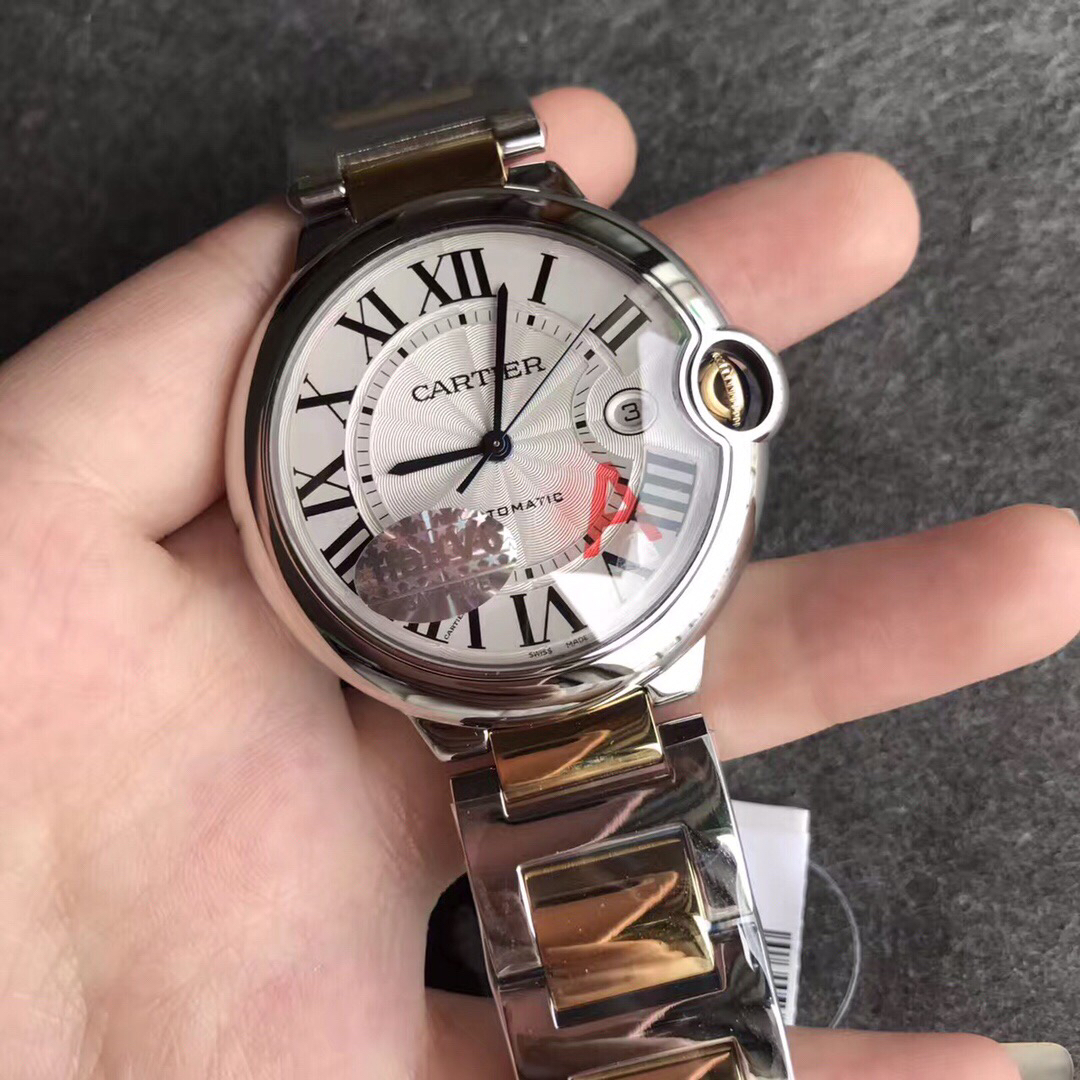 CARTIER-BALLON-BLEU-SILVER-DIAL-MEN'S-WATCH-W69009Z3-02 CARTIER BALLON BLEU SILVER DIAL MENS WATCH W69009Z3 02