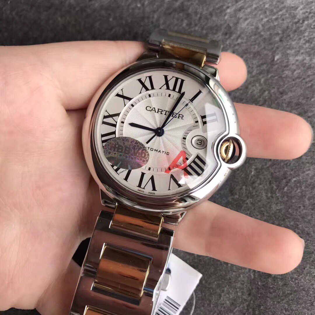 CARTIER-BALLON-BLEU-SILVER-DIAL-MEN'S-WATCH-W69009Z3-03 CARTIER BALLON BLEU SILVER DIAL MENS WATCH W69009Z3 03