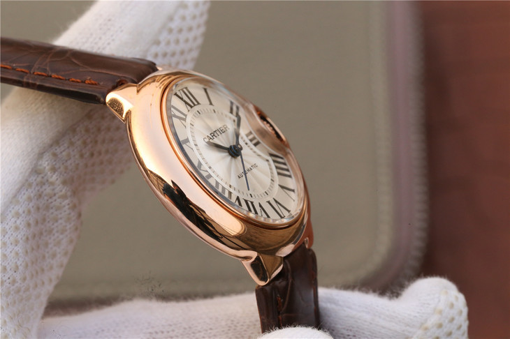 CARTIER-BALLON-BLUE-DE-CARTIER-36-AUTOMATIC-PINK-GOLD-SILVER-W6900456-06 CARTIER BALLON BLUE DE CARTIER 36 AUTOMATIC PINK GOLD SILVER W6900456 06