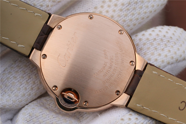 CARTIER-BALLON-BLUE-DE-CARTIER-36-AUTOMATIC-PINK-GOLD-SILVER-W6900456-09 CARTIER BALLON BLUE DE CARTIER 36 AUTOMATIC PINK GOLD SILVER W6900456 09