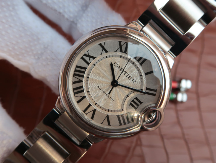 CARTIER-BALLON-BLUE-DE-CARTIER-36-AUTOMATIC-STAINLESS-STEEL-SILVER-BRACELET-W6920046-03 CARTIER BALLON BLUE DE CARTIER 36 AUTOMATIC STAINLESS STEEL SILVER BRACELET W6920046 03