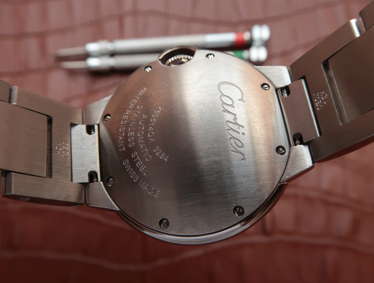 CARTIER-BALLON-BLUE-DE-CARTIER-36-AUTOMATIC-STAINLESS-STEEL-SILVER-BRACELET-W6920046-07 CARTIER BALLON BLUE DE CARTIER 36 AUTOMATIC STAINLESS STEEL SILVER BRACELET W6920046 07