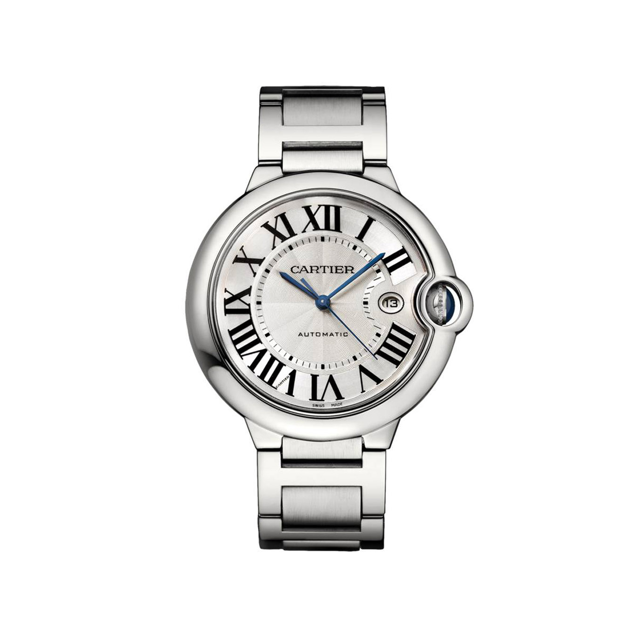 CARTIER-BALLON-BLUE-DE-CARTIER-42-AUTOMATIC-STAINLESS-STEEL-SILVER-BRACELET-W69012Z4-0 CARTIER BALLON BLUE DE CARTIER 42 AUTOMATIC STAINLESS STEEL SILVER BRACELET W69012Z4 0
