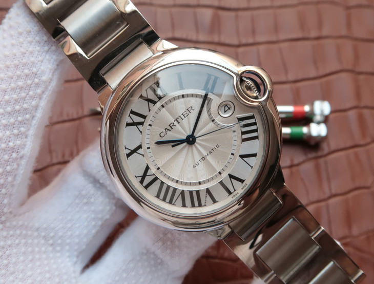 CARTIER-BALLON-BLUE-DE-CARTIER-42-AUTOMATIC-STAINLESS-STEEL-SILVER-BRACELET-W69012Z4-02 CARTIER BALLON BLUE DE CARTIER 42 AUTOMATIC STAINLESS STEEL SILVER BRACELET W69012Z4 02