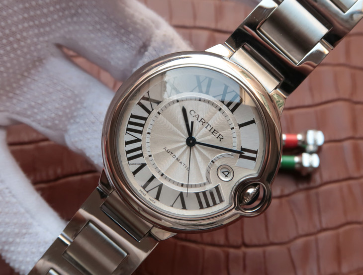 CARTIER-BALLON-BLUE-DE-CARTIER-42-AUTOMATIC-STAINLESS-STEEL-SILVER-BRACELET-W69012Z4-03 CARTIER BALLON BLUE DE CARTIER 42 AUTOMATIC STAINLESS STEEL SILVER BRACELET W69012Z4 03