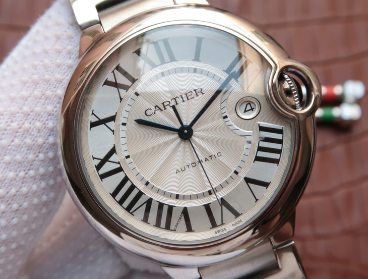 CARTIER-BALLON-BLUE-DE-CARTIER-42-AUTOMATIC-STAINLESS-STEEL-SILVER-BRACELET-W69012Z4-06 CARTIER BALLON BLUE DE CARTIER 42 AUTOMATIC STAINLESS STEEL SILVER BRACELET W69012Z4 06