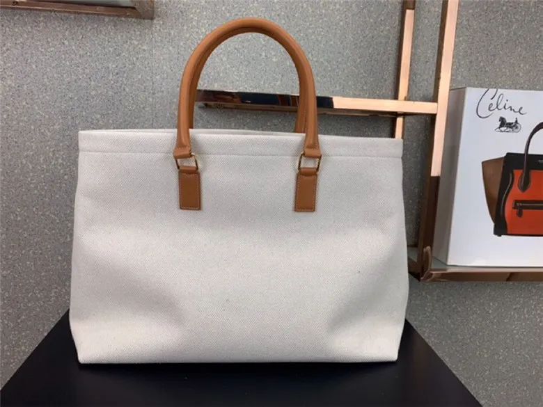 CELINE-HORIZONTAL-CABAS-CELINE-IN-CANVAS-WITH-CELINE-PRINT-AND-CALFSKIN-190062BNZ.02NT-03 CELINE HORIZONTAL CABAS CELINE IN CANVAS WITH CELINE PRINT AND CALFSKIN 190062BNZ.02NT 03