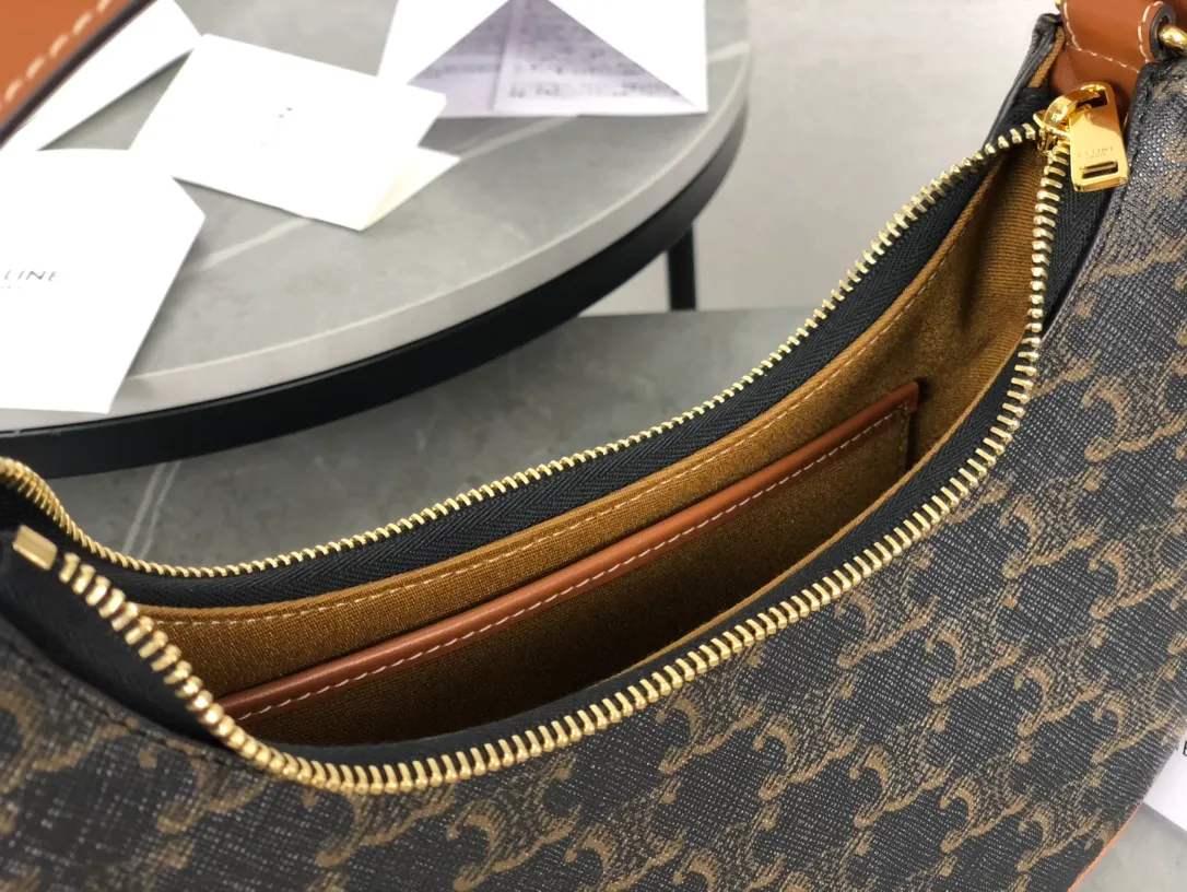 CELINE-TRIOMPHE-CANVAS-AVA-BAG-IN-TRIOMPHE-CANVAS-AND-CALFSKIN-193952BZJ.04LU_9 CELINE TRIOMPHE CANVAS AVA BAG IN TRIOMPHE CANVAS AND CALFSKIN 193952BZJ.04LU 9