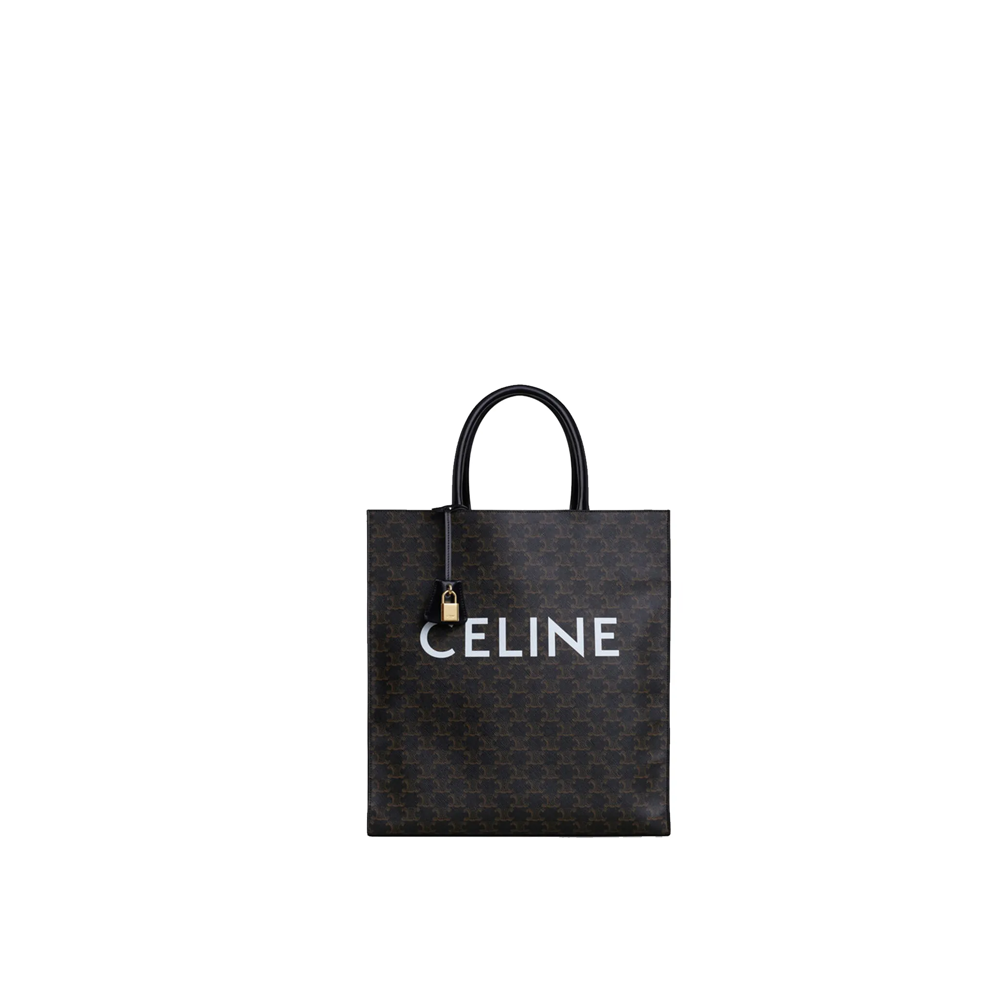 CELINE-VERTICAL-CABAS-IN-TRIOMPHE-CANVAS-WITH-CELINE-PRINT-191492CIM.38NO-0 CELINE VERTICAL CABAS IN TRIOMPHE CANVAS WITH CELINE PRINT 191492CIM.38NO 0