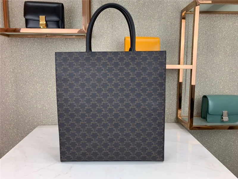 CELINE-VERTICAL-CABAS-IN-TRIOMPHE-CANVAS-WITH-CELINE-PRINT-191492CIM.38NO-04 CELINE VERTICAL CABAS IN TRIOMPHE CANVAS WITH CELINE PRINT 191492CIM.38NO 04