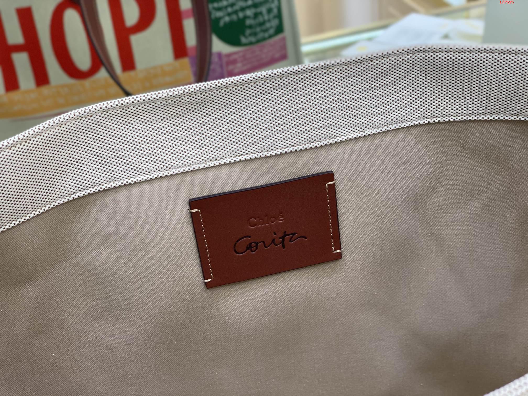 CHLOE-CORITA-KENT-LARGE-TOTE-SHINY-CALFSKIN-CHC21US384E6927S-09 CHLOE CORITA KENT LARGE TOTE SHINY CALFSKIN CHC21US384E6927S 09