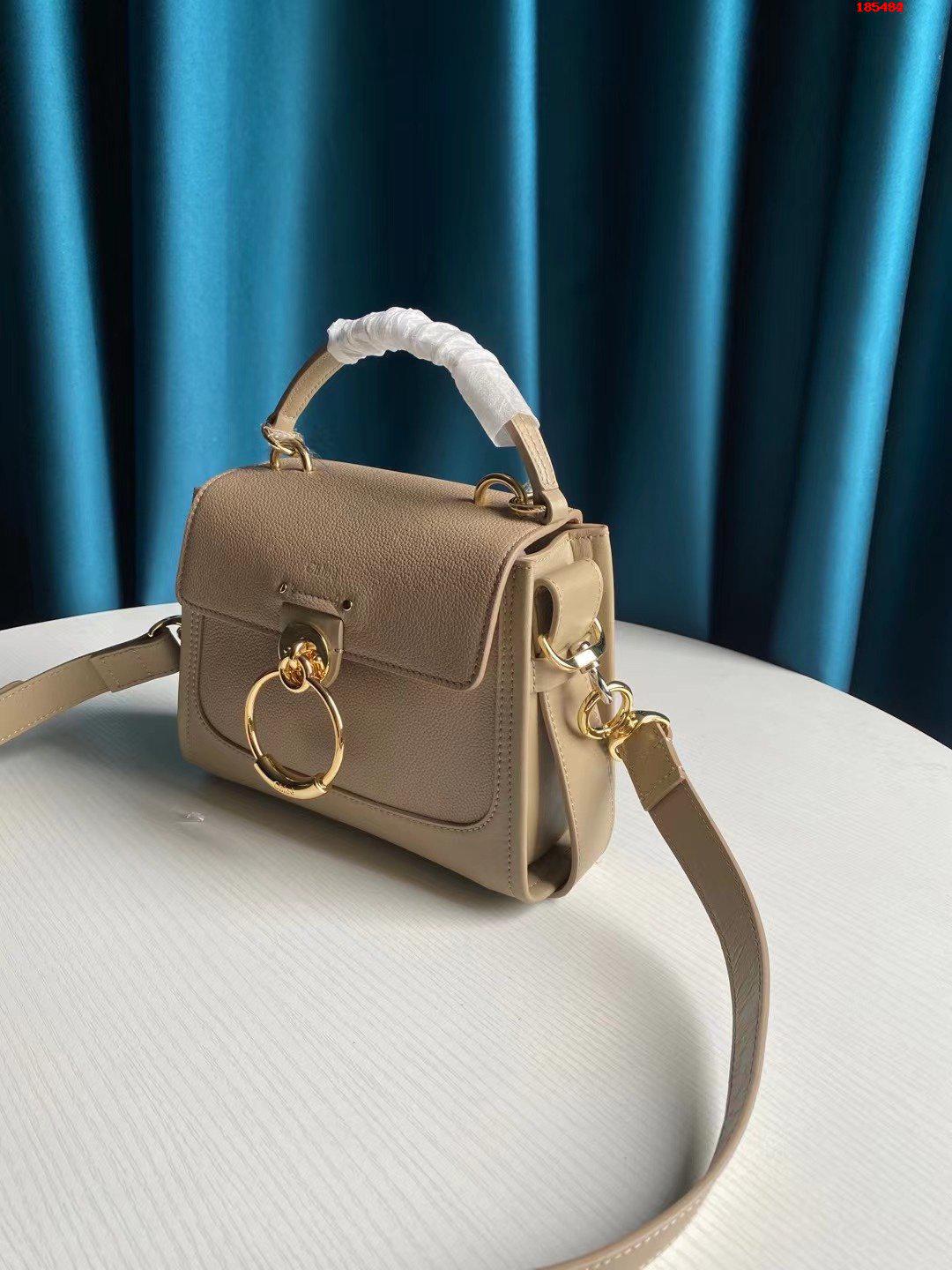 CHLOE-MINI-TESS-DAY-BAG-IN-GRAINED-&-SHINY-CALFSKIN-MOTTY-GRAY-CHC20AS143C6223W-01 CHLOE MINI TESS DAY BAG IN GRAINED SHINY CALFSKIN MOTTY GRAY CHC20AS143C6223W 01