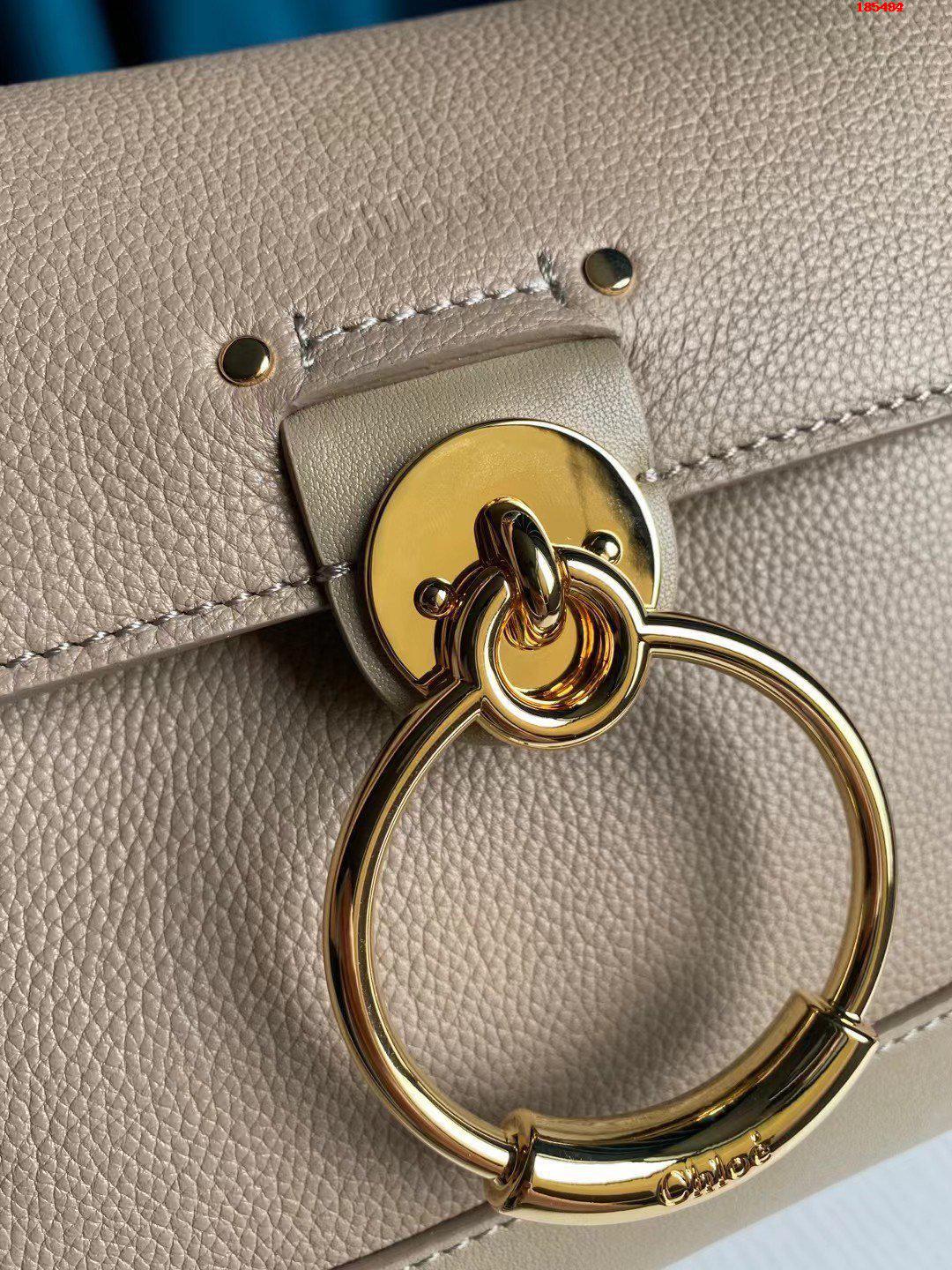 CHLOE-MINI-TESS-DAY-BAG-IN-GRAINED-&-SHINY-CALFSKIN-MOTTY-GRAY-CHC20AS143C6223W-04 CHLOE MINI TESS DAY BAG IN GRAINED SHINY CALFSKIN MOTTY GRAY CHC20AS143C6223W 04