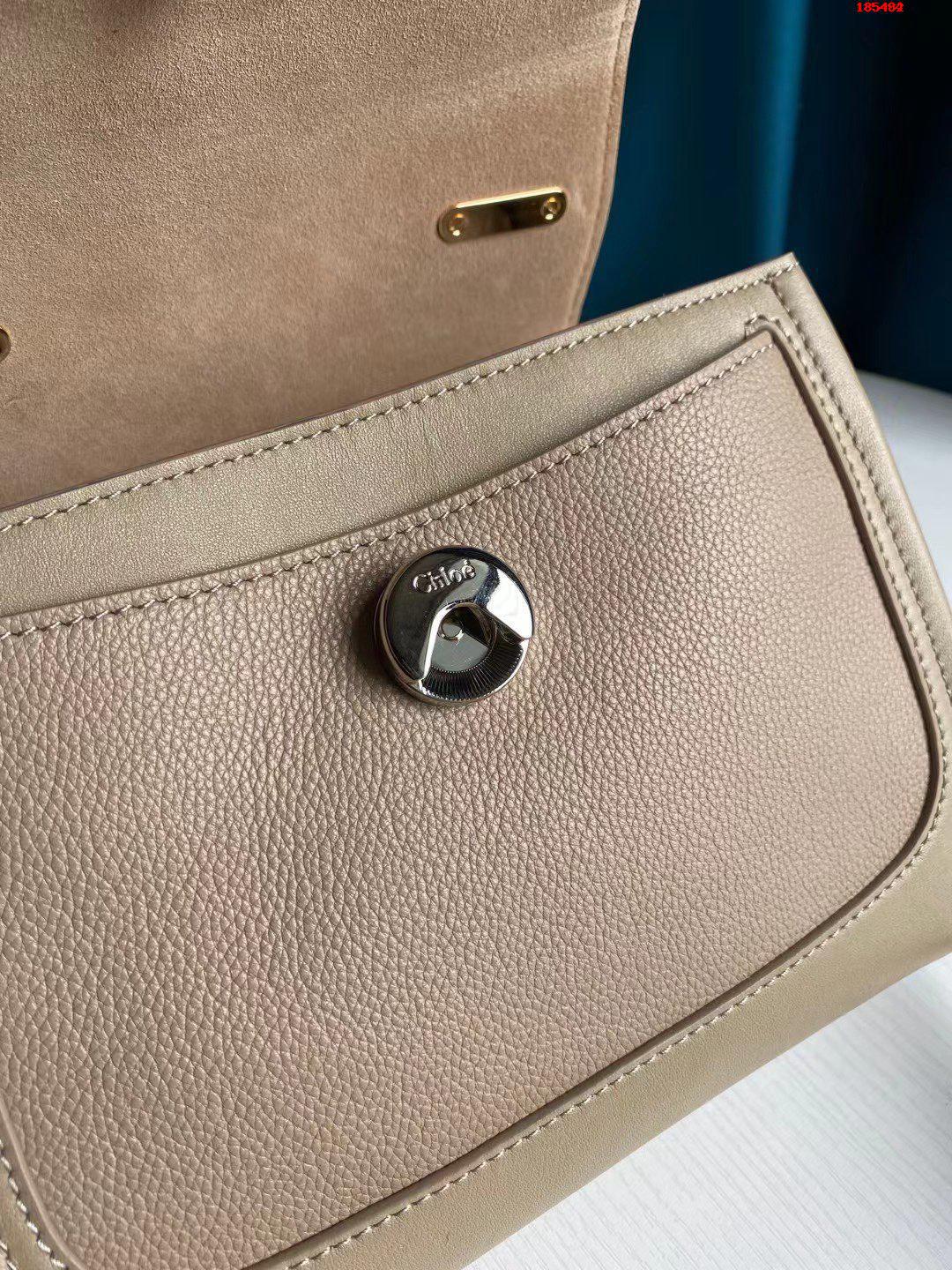 CHLOE-MINI-TESS-DAY-BAG-IN-GRAINED-&-SHINY-CALFSKIN-MOTTY-GRAY-CHC20AS143C6223W-06 CHLOE MINI TESS DAY BAG IN GRAINED SHINY CALFSKIN MOTTY GRAY CHC20AS143C6223W 06