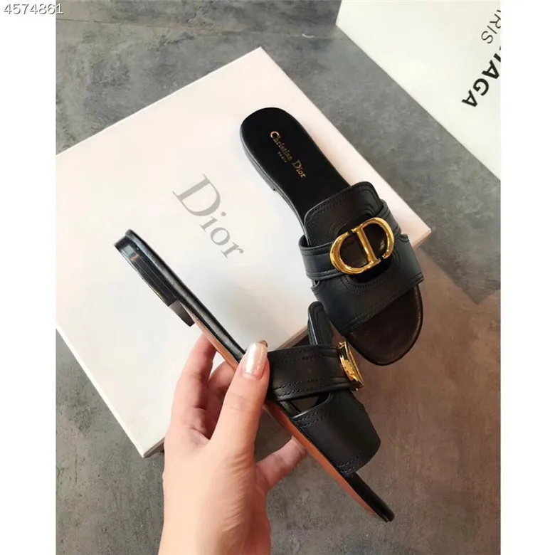 DIOR-30-MONTAIGNE-SLIDE-BLACK-CALFSKIN-KCQ266VEA_S900-05 DIOR 30 MONTAIGNE SLIDE BLACK CALFSKIN KCQ266VEA S900 05