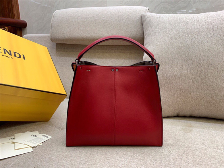 FENDI-PEEKABOO-X-LITE-MEDIUM-BURGUNDY-LEATHER-BAG-8BN310A5E9F1BZH-04 FENDI PEEKABOO X LITE MEDIUM BURGUNDY LEATHER BAG 8BN310A5E9F1BZH 04
