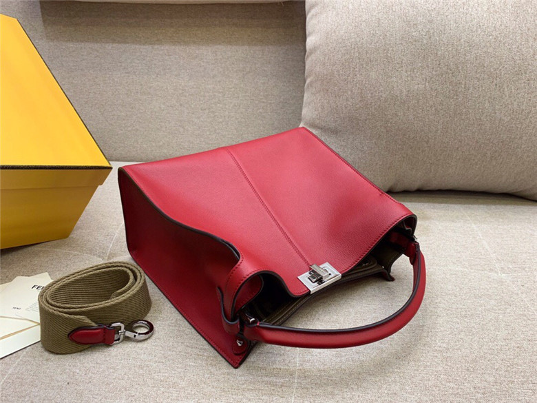 FENDI-PEEKABOO-X-LITE-MEDIUM-BURGUNDY-LEATHER-BAG-8BN310A5E9F1BZH-05 FENDI PEEKABOO X LITE MEDIUM BURGUNDY LEATHER BAG 8BN310A5E9F1BZH 05