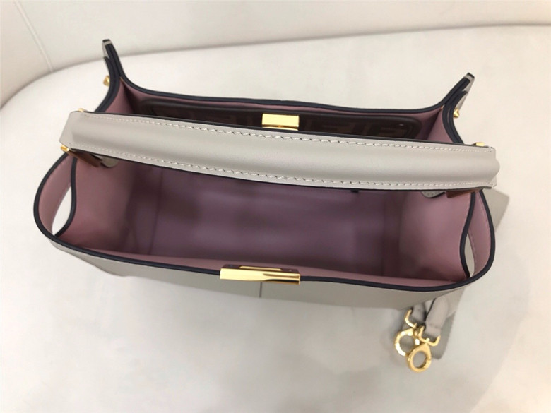 FENDI-PEEKABOO-X-LITE-MEDIUM-LIGHT-GREY-LEATHER-BAG-8BN310A5E9F19PK-04 FENDI PEEKABOO X LITE MEDIUM LIGHT GREY LEATHER BAG 8BN310A5E9F19PK 04