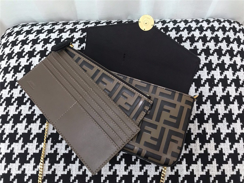 FENDI-WALLET-ON-CHAIN-WITH-POUCHES-BROWN-LEATHER-MINI-BAG-8BS032AAFMF13VK-03 FENDI WALLET ON CHAIN WITH POUCHES BROWN LEATHER MINI BAG 8BS032AAFMF13VK 03