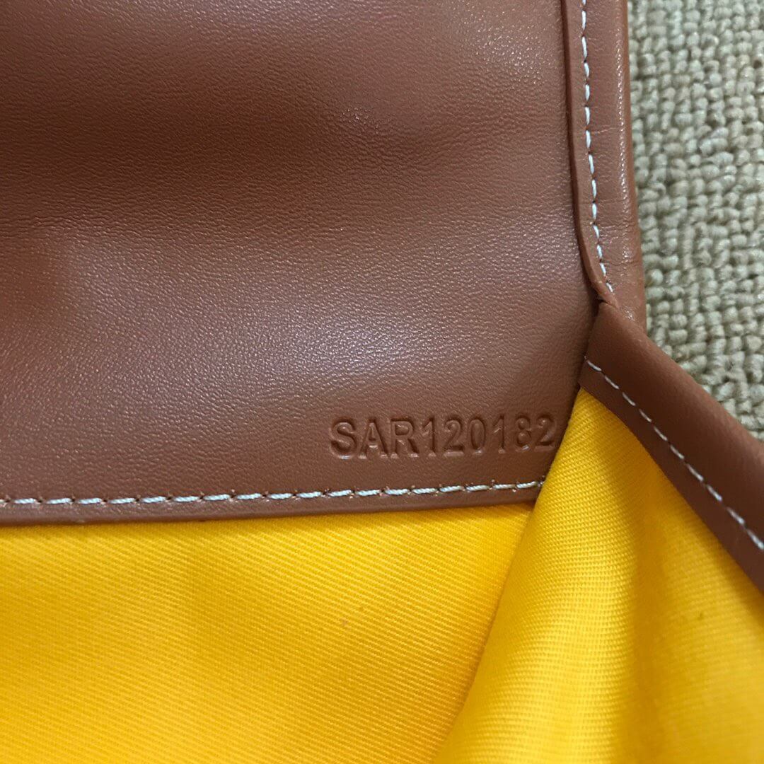 GOYARD-SAINT-LEGER-HANDBAG-IN-BLACK-MONOGRAM-CANVAS-AND-BROWN-LEATHER-2111900165503-08 GOYARD SAINT LEGER HANDBAG IN BLACK MONOGRAM CANVAS AND BROWN LEATHER 2111900165503 08