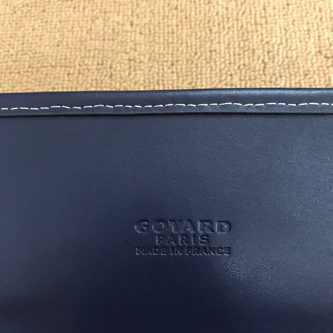 GOYARD-SAINT-LEGER-HANDBAG-IN-BLACK-MONOGRAM-CANVAS-AND-NAVY-LEATHER-2111900165503-08 GOYARD SAINT LEGER HANDBAG IN BLACK MONOGRAM CANVAS AND NAVY LEATHER 2111900165503 08