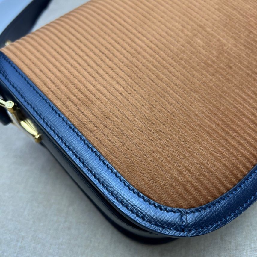 GUCCI-HORSEBIT-1955-SMALL-BAG-BROWN-CORDUROY-602204-07 GUCCI HORSEBIT 1955 SMALL BAG BROWN CORDUROY 602204 07