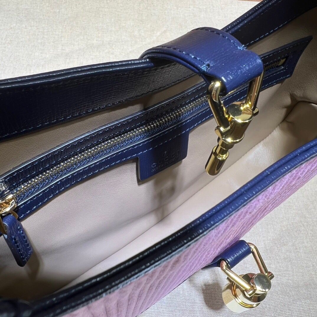 GUCCI-JACKIE-1961-SMALL-SHOULDER-BAG-PINK-CORDUROY-636706-08 GUCCI JACKIE 1961 SMALL SHOULDER BAG PINK CORDUROY 636706 08