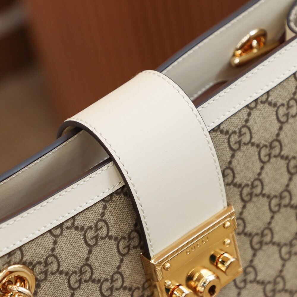 GUCCI-PADLOCK-MEDIUM-GG-SHOULDER-BAG-BEIGEEBONY-GG-SUPREME-CANVAS-WHITE-479197-06 GUCCI PADLOCK MEDIUM GG SHOULDER BAG BEIGEEBONY GG SUPREME CANVAS WHITE 479197 06
