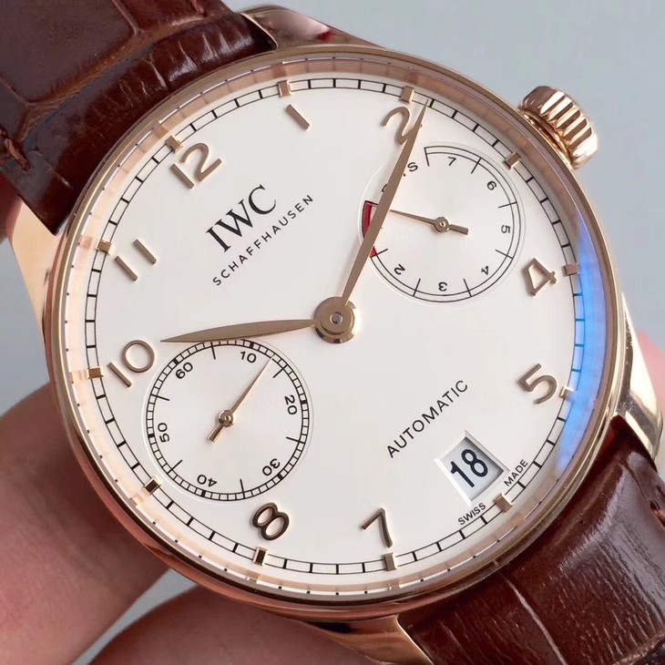 IWC-PORTUGIESER-AUTOMATIC-5007-RED-GOLD-SILVER-IW5007-01-04 IWC PORTUGIESER AUTOMATIC 5007 RED GOLD SILVER IW5007 01 04